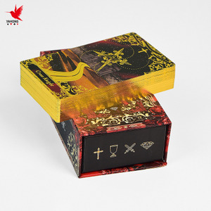 Печать горячего тиснения золотой фольгой, подтверждающие карты, колоды Таро Оракула, изготовленные на заказ карты Таро