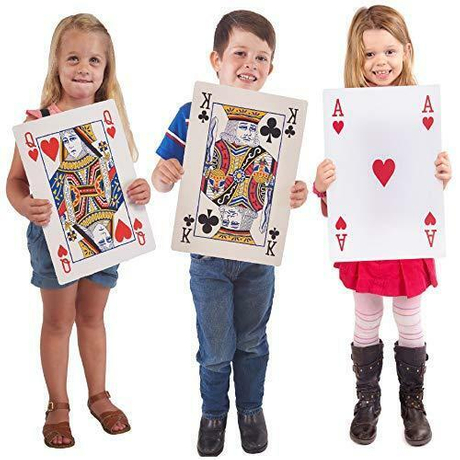 Оптовые пользовательские очень большие игральные карты, бумажные игральные карты большого размера A5/B5/A4/A3